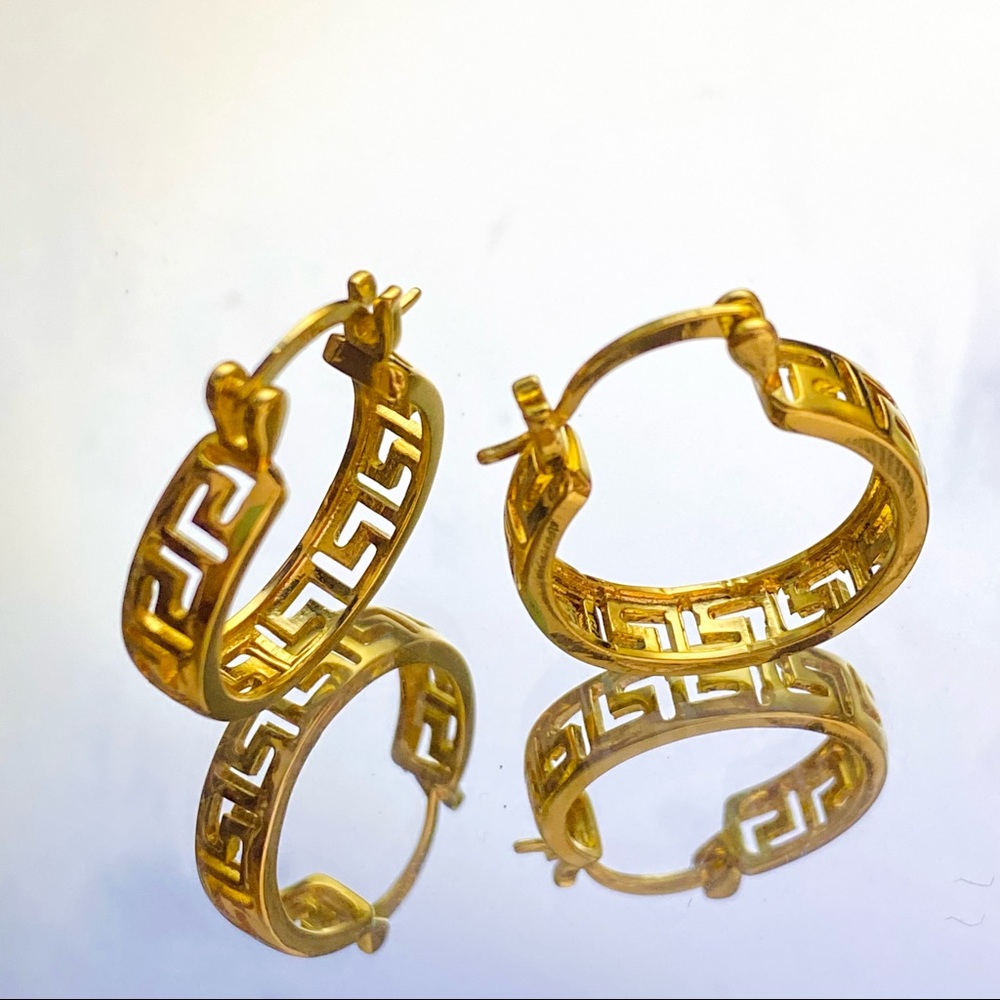 Large  Greek Hoops